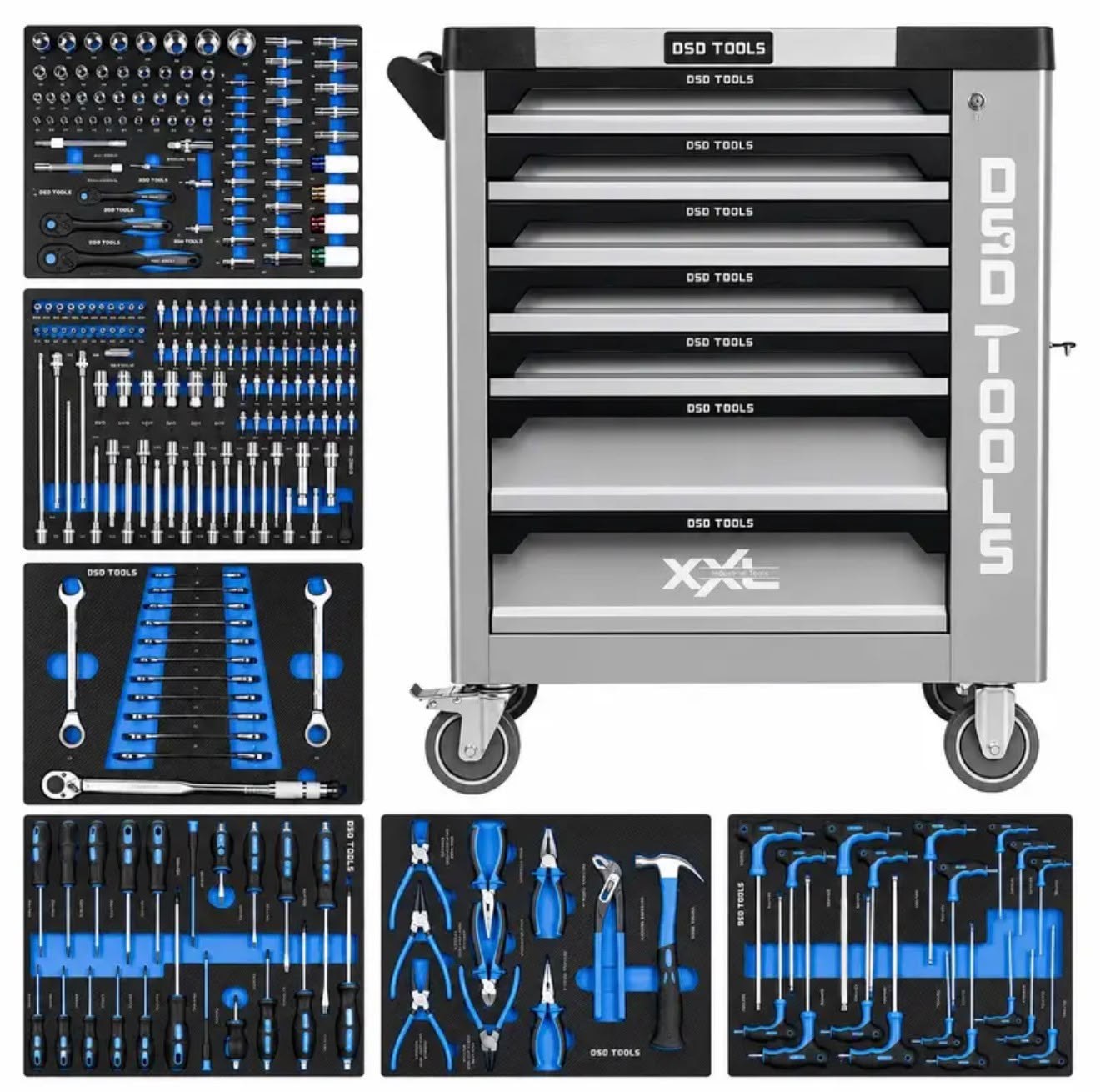 DSD Tools XXL Silver Cabinet