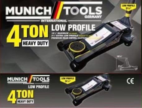 Munich Tools 4 Ton Low Profile Jack